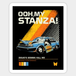 OOH MY STANZA!! Sticker